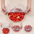 thumbnail image 3 of Disposable Food Cover Plastic Wrap Elastic Food Lids For Fruit Bowls Cups Caps Storage Kitchen Fre, 3 of 4