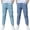 Dark Gray, variant on ibuvkizy Summer Linen Boys Pants School Uniform Elastic Waist Drawstring Trousers Solid Color Kids Chino Pants 2PC Casual Loose Twill Jogger Pants with Pockets