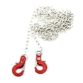 thumbnail image 4 of Rc Car Metal Tow Chain With Trailer Hook Compatible With Trx4 Axial Scx10 Blue, 4 of 5