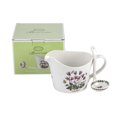 Garden 2Piece Sauce Jug and Ladle Set, 1 Pint Capacity, Cyclamen Motif
