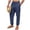 Navy, variant on Mens Elastic Waist Pants for Men, Casual Loose Ventilate Drawstring Pockets Outdoor Exercise Workwear Girdle Leg Pants