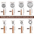 thumbnail image 2 of 8Pcs Measuring Cup and Spoon Set Stainless Steel Cup Measurement Set with Wooden Handle Portable Measuring Spoons Set Reusable Measuring Cup Spoons Kitchen Measuring Tools for Kitchen Hom, 2 of 10
