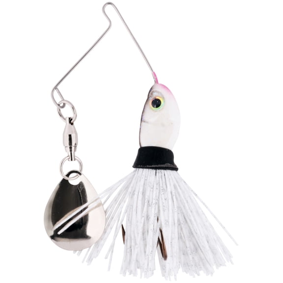 Strike King Rocket Shad Spinner 1/4 oz White Shadow Spinnerbait Lure