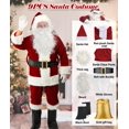 thumbnail image 4 of Disfraz de Papá Noel dgdgbaby para Hombres y Mujeres Adultos - 9 Piezas, 4 of 7