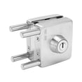 thumbnail image 4 of Glass Door Lock, Punch Free Split Inner Lock Push Sliding Gate Lock  For Glass Door For Sliding Door, 4 of 8