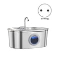 thumbnail image 2 of Pet Water Fountain Stainless Steel with Window Water Feeder (EU Plug), 2 of 5