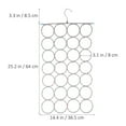 thumbnail image 4 of Scarf Hanger Closet Organizer Storage Belt Scarves Ringrings Holder Wall Display Tie Rack Hook Necktie Towel Loop, 4 of 6
