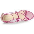 thumbnail image 4 of BLISSFUL STEP Sandales à Talons Blocs à Brides Croisées pour Femmes, 4 of 7