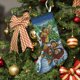 thumbnail image 5 of Cuadros Decorativos Calcetines navideños de punto de cruz contados de 14 quilates para decoración de pared (XJL164) Likrtyny embutido en tela, 5 of 9
