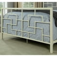 thumbnail image 5 of Furniture of America Tristen Metal Panel Bed, Eastern King, White, 5 of 8
