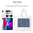 thumbnail image 3 of Yiaed Cosmos Rockets Print Fluffy Shoulder Bag Plush Bags Women Ladies Tote Bag Fluffy White Furry Purse Handbag for Autumn and Winter, 3 of 7