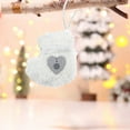 thumbnail image 2 of JeashCHAT Mini Plush Christmas Stockings, Cute Xmas Stockings Hanging Ornaments Christmas Tree Decorations, Xmas Gifts, White, 2 of 6
