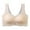 Beige, variant on Seductiva Sports Bras for Women Comfort Bra Everyday Bra V Neck Soft Lightweight Womens Basic Bra Push Up Comfort Soft No Underwire 1PC