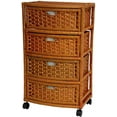 thumbnail image 2 of Oriental Furniture Natural Fiber Chest of Drawers, 4 Drawer, 2 of 2