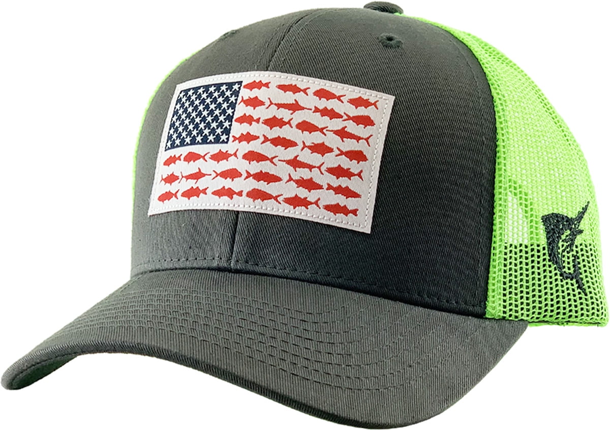 Fishing Tactical Operator Collection with Fishing Flag Patch Cap