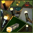 thumbnail image 3 of D.FAMILY LED Night Light, Glowing Diamond Ore & Color-Changing Potion Bottle with Torch Replica, Gaming Room Deco, 3 of 9