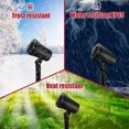 thumbnail image 4 of Christmas Projector Lights Outdoor, LED Rotating 3D Projector Christmas Lights Pattern IP65 Waterproof for Xmas Holiday Party Garden Patio Outdoor Christmas Decorations, 4 of 4