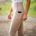 thumbnail image 6 of Horze Lucinda Womens High Waist Tights Silicone Full Seat, 6 of 10