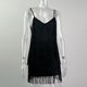 thumbnail image 4 of Vestido Mini vestido ajustado para mujer Vestido sin espalda con lentejuelas y borlas brillantes (Negro S) Ygjytge Negro T S para Mujer, 4 of 8