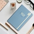 thumbnail image 1 of Xihbxyly 2025 Academic Year Weekly Notebook Planner Schedule Notebooks Scrapbook Strap on Notepad Pad Student Schedule Planner Business Travel Journal Suitable for School Supplies, 1 of 7