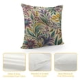 thumbnail image 4 of JRXY  Floral Throw Pillow Cover Vintage Art Nature Irises Flower Leaves Rectangle Pillow Cases Home Decorative Cushion Cover for Bed Sofa Purple Green White, 4 of 5