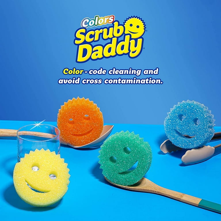 Scrub Daddy Damp Duster, Magical Dust Cleaning Sponge, Duster for Cleaning Venetian & Wooden Blinds, Vents, Radiators, Skirting Boards, Mirrors and