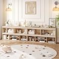 thumbnail image 2 of Eastvita 6-cube Wooden Toy Storage Organizer Bookshelf for Playroom Classroom Nursery or Room, 2 of 7