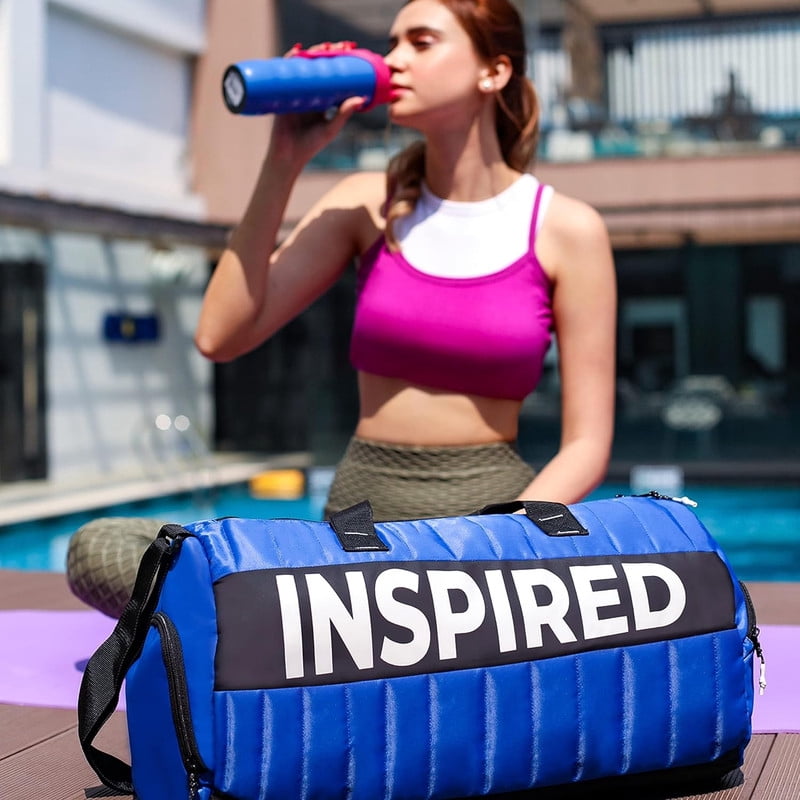 Gear Men/Women Uno 29 L Water Resistant Polyester Travel Duffle Bag/Gym Bag/Sports Duffle - Blue