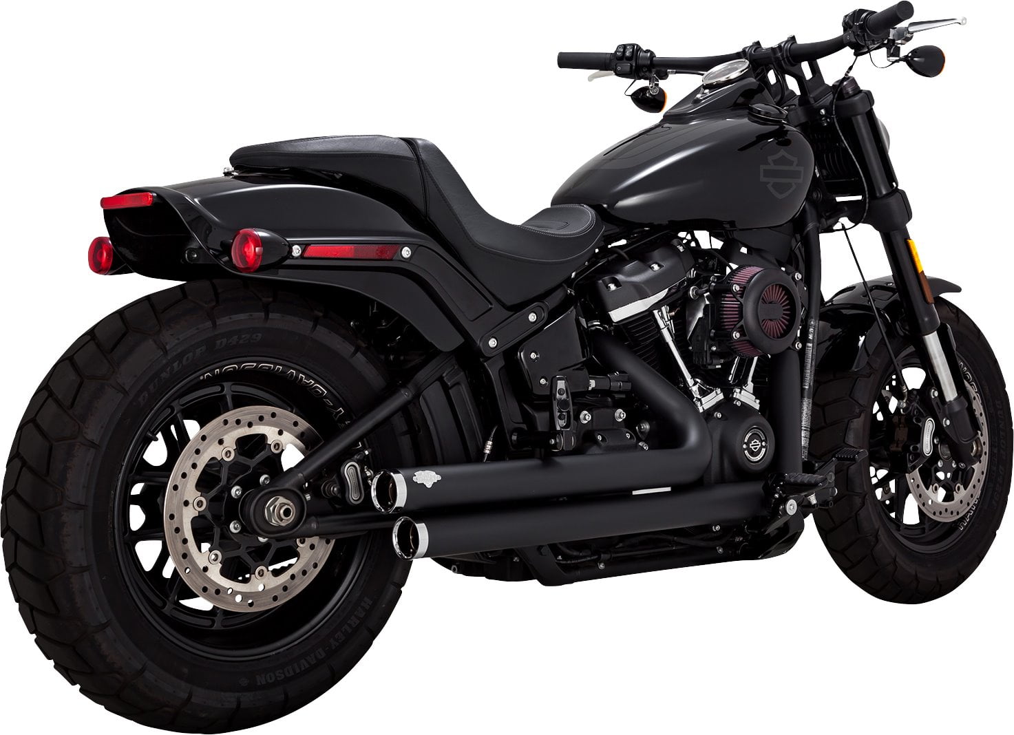 Vance & Hines Big Shots Staggered 2-into-2 Chrome Exhaust System