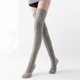 thumbnail image 4 of Medias de punto Color sólido Keen Socks High Socks Women Leg Weavers Zapatos Accesorios Lindo otoño Halloween Medias Oscuro Gris 1 par kenally AP004203-05B, 4 of 7