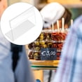 thumbnail image 6 of NUOLUX 5Pcs Supermarket Acrylic Sign Holders Price Tag Display Stands Label Holders, 6 of 6