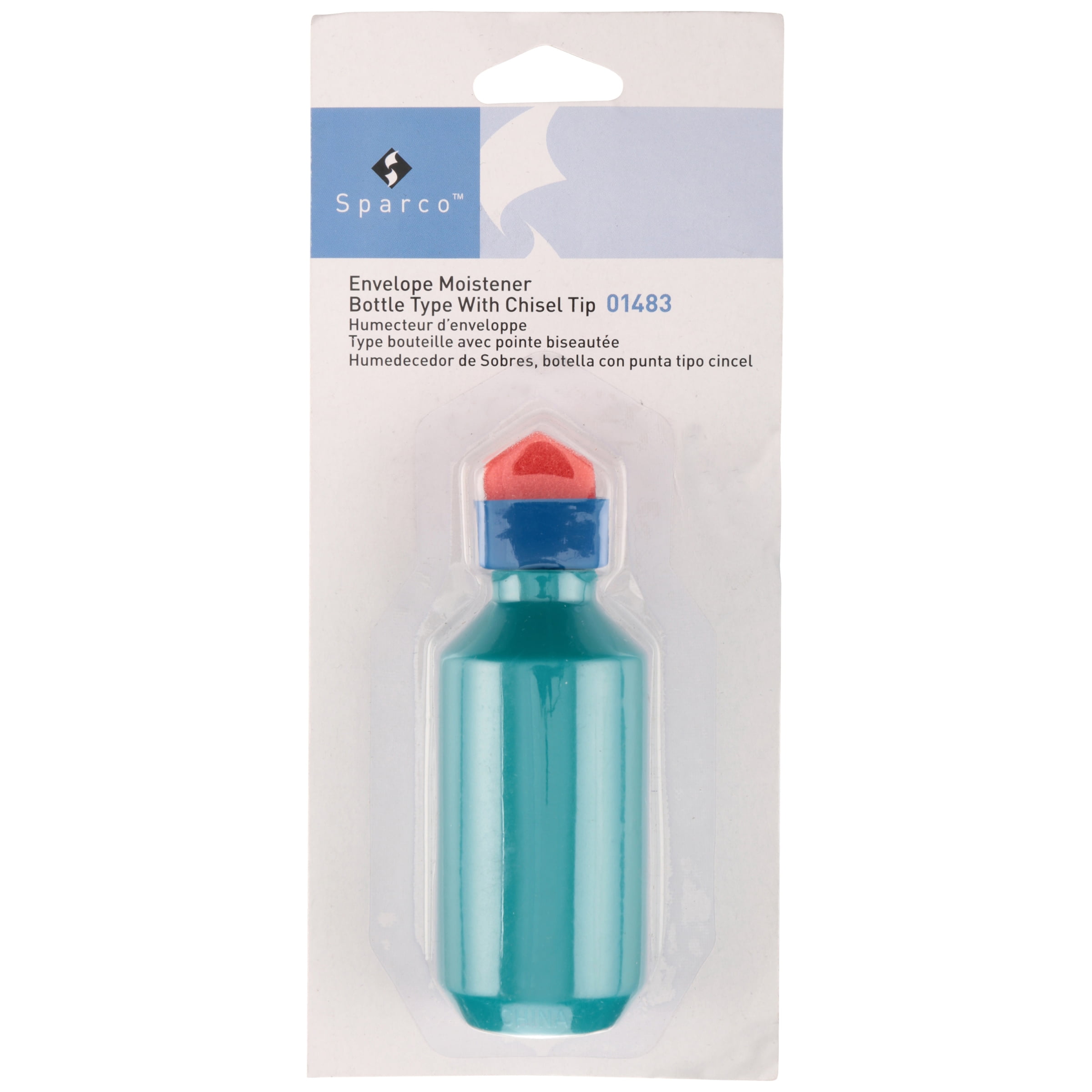 Sparco Envelope Moistener Bottle Type Sponge Tipped Spr01483 2 Packs