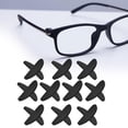 thumbnail image 4 of 10 pares de almohadillas para la nariz para gafas, almohadillas para la nariz para gafas, almohada en forma de D, almohadillas para la nariz adhesivas Negro, 4 of 8