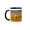 Black/White, variant on 3drose, Yellow Labrador Retriever Dog - Us05 Zmu0365 - Zandria Muench Beraldo, 15oz Two-tone Yellow Mug