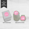 thumbnail image 3 of Bubblegum Pink Twins Baby Shower Hershey´s Kisses Stickers, 216-Pack, 3 of 3