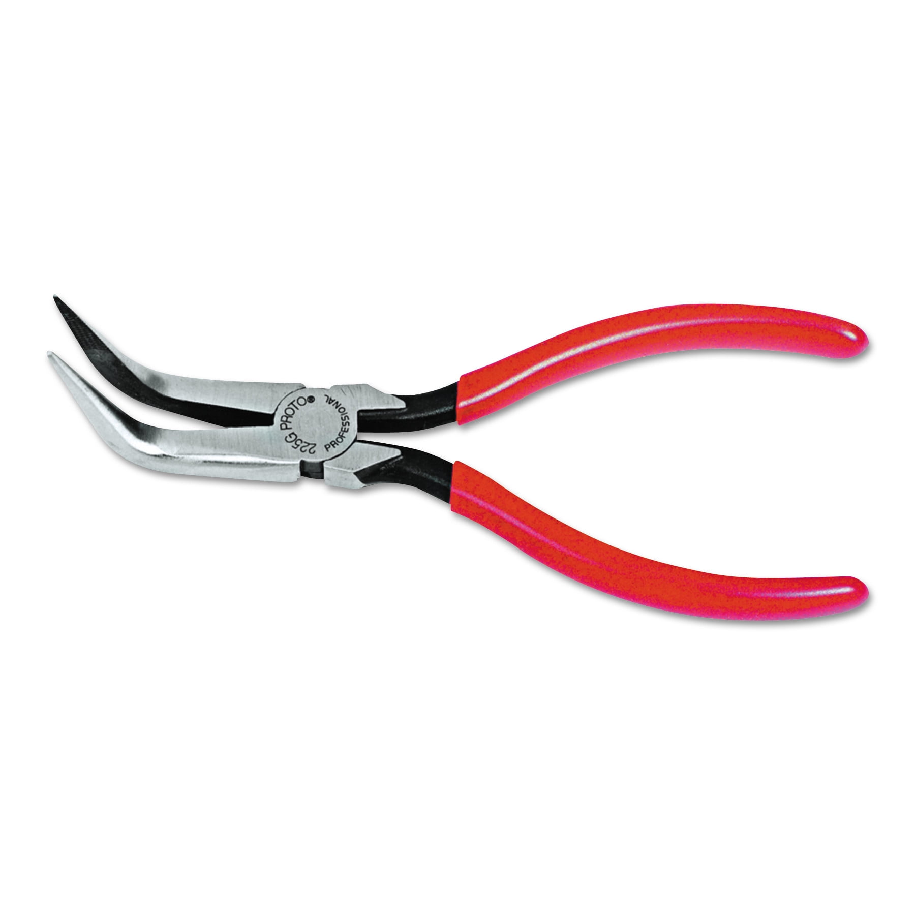 Proto Bent Nose Needle Nose Pliers, Alloy Steel, 6 5/16 in