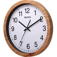 thumbnail image 2 of Reloj de pared creativo retorcido, reloj de pared decorativo silencioso para cocina, sala de estar, dormitorio, habitación de los niños (números arábigos dorados, 17,8 cm/7 pulgadas), 2 of 5