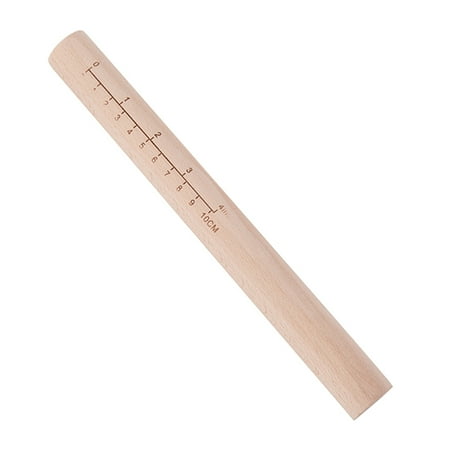 Cheers Wooden Rolling Pin Non-stick Dough Cookie Biscuit Graduated ...