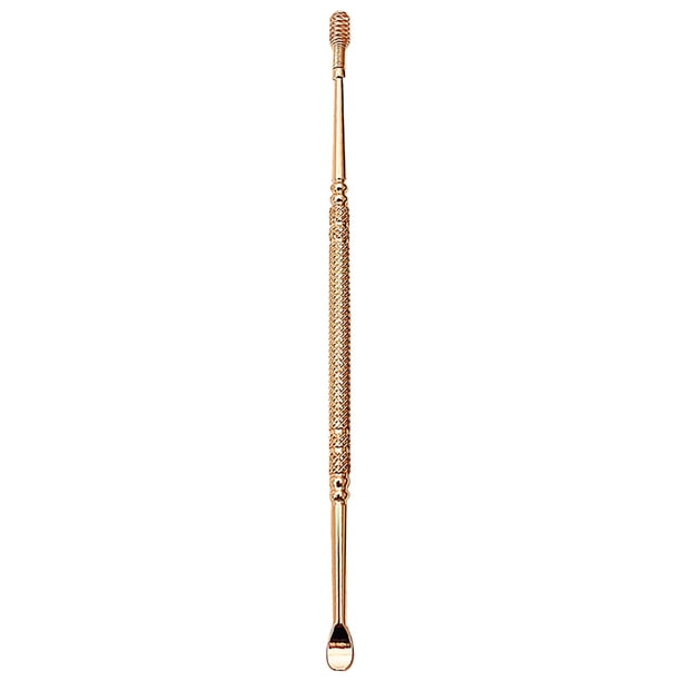Fiudx Limpiador de Oídos de Metal, Raspador de Resorte de Doble Extremo, Kit para Eliminar Cerumen, Juego de Limpieza de Oídos de Acero Inoxidable, Fácil de Usar y Limpiar, Removedor de Cerumen para