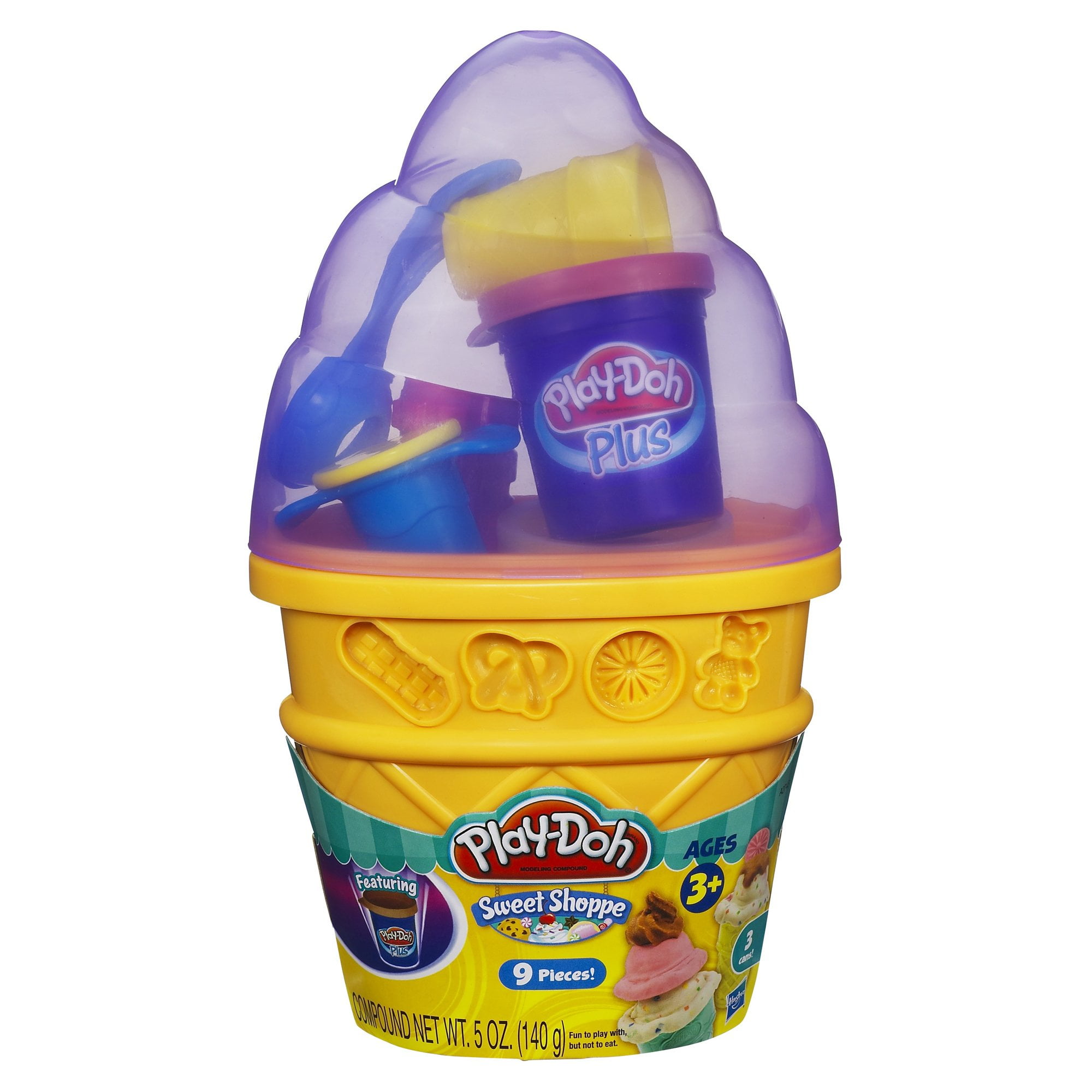 Play Doh Ice Cream Cone Container