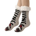 thumbnail image 2 of CYSFASHION Womens Socks Fuzzy Warm Crew Sleeping Womens Fall Fashion 2025 Soft Christmas Gifts Compression Socks Light Ashy, 2 of 9