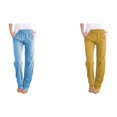 thumbnail image 1 of (2-Pack) Rinsvye Women'S Linen Drawstring Loose Wide Leg Pants For Relaxed Comfort At Home Or Out, 1 of 6