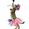 thumbnail image 4 of SEWACC Independence Day Costume for Dogs with Assorted Color Gauze Tutu Skirt for Props, 4 of 8