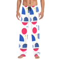 thumbnail image 7 of FORMRS Mens Pajama Pants with Pockets Sleepwear Lounge Bottoms Sizes S-2XL, Blue Retro Shapes, 7 of 7