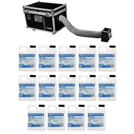 Chauvet DJ CUMULUS Fog Machine Pro DMX Fogger w/ Road Case + (14) Gallons Fluid