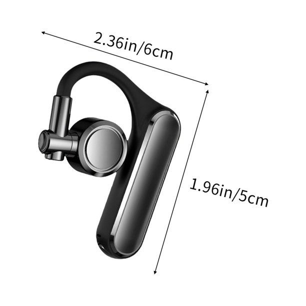 Herunwer Open-Ear Wireless Bluetooth Headphones with 30-Hour Battery Life, IPX7 Waterproof, and Secure Ergonomic Fit