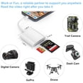 thumbnail image 3 of USB C SD Card Reader,USB 3.0 High Speed to SD Card Adapter for iPhone 15/16 Pro Max iPad Pro Trail Game Camera Viewer for MacBook Pro/Air iMac M1 M2 M3 Galaxy S24 Android PhoneTablet (White), 3 of 6