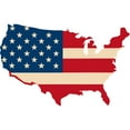 thumbnail image 7 of Naloa American Flag Map Canvas Backpack for Men Women Rucksack Casual Travel Daypack College Tote Satchel Bookbag for Teens-Small, 7 of 7