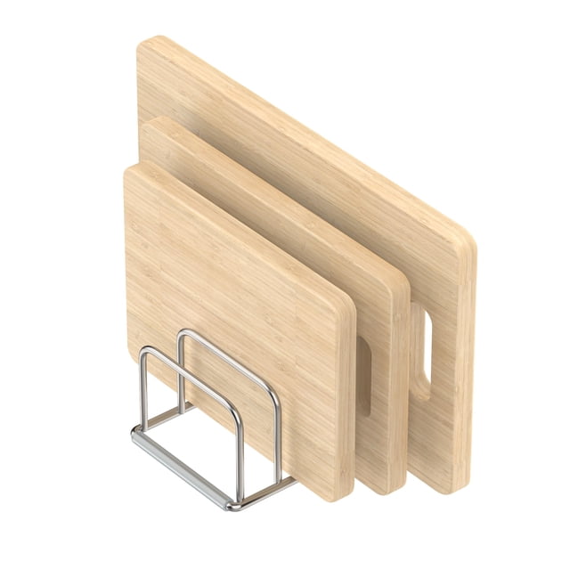 Soporte organizador para tablas de cortar KORRTFID de acero inoxidable