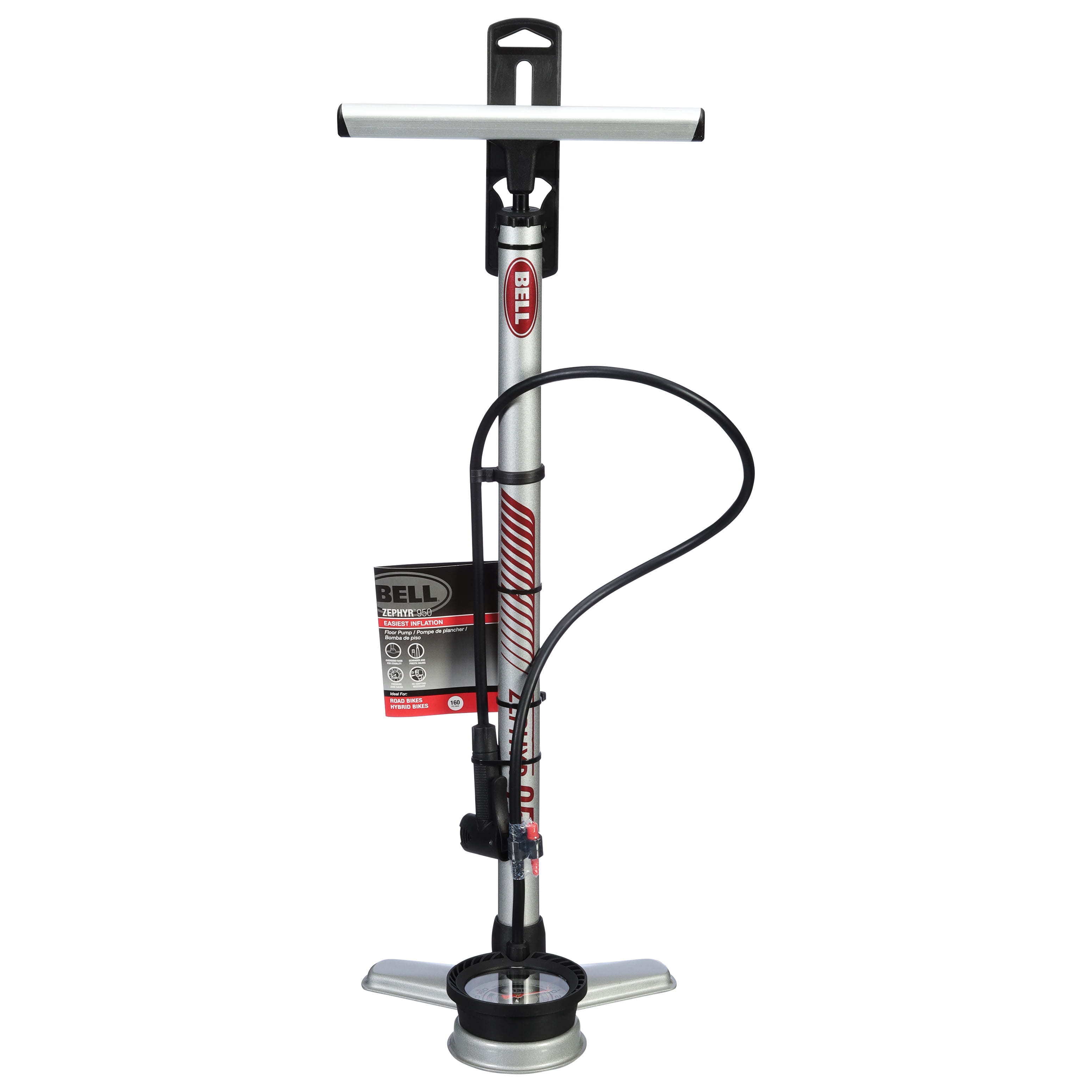 Bell Sports, Floor Pump Zephyr 950, 1 Each with Gauge - Walmart.com Bell Sports, Floor Pump Zephyr 950, 1 Each with Gauge - Walmart.com